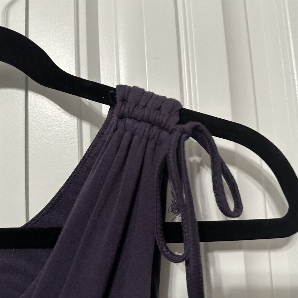 SOMA Dress Women's Purple Wrap Sleeveless Size Medium - Picture 4 of 9